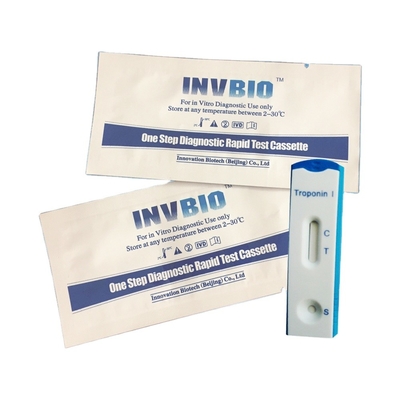 خطوة واحدة CTnI Cardiac Troponin I Fast Test Kit عبوة OEM