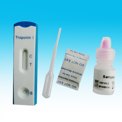 مجموعة الاختبار السريع CTnI Troponin I للدم الكامل 25 علبة / صندوق