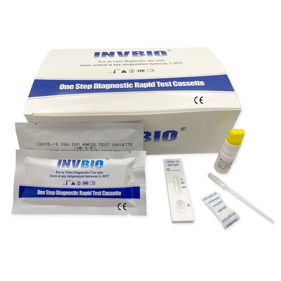 وافقت إدارة الغذاء والدواء الأمريكية على Covid 19 Rapid Test Card IgG IgM Antibody Home Kit