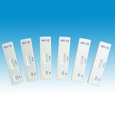 Home White 99٪ أطقم اختبار سريع للأمراض المعدية كاسيت بلاستيك فارغ لفيروس نقص المناعة البشرية